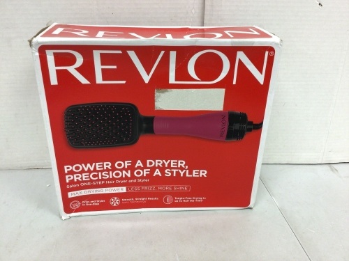 Revlon Dryer/Styler, Powers Up, E-Commerce Return - Lot 460