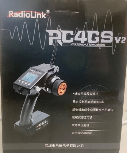 Radiolink RC4GS V2 4 Channels RC Transmitter, Untested, E-Commerce Return - Lot 476