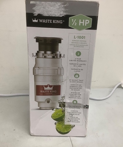 Waste King Garbage Disposal, E-Commerce Return - Lot 480