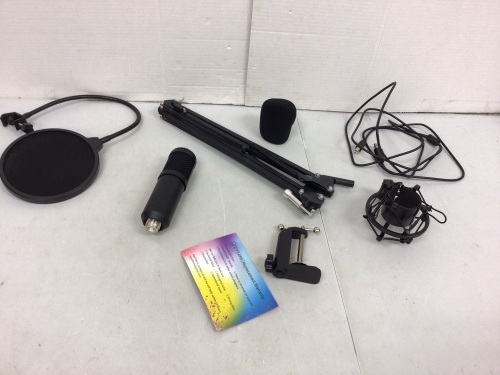 USB Microphone Kit, Untested, E-Commerce Return - Lot 483