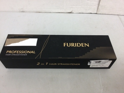 Furiden Hair Straightener, Powers Up, E-Commerce Return - Lot 499