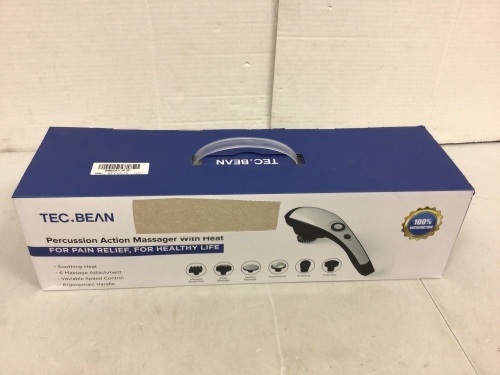 Percussion Action Massager w/ Heat, Powers Up, E-Commerce Return - Lot 541