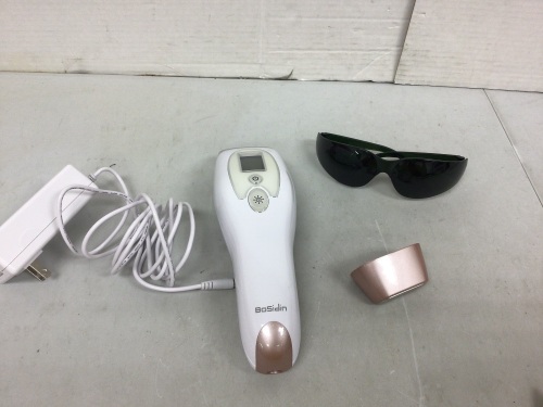 Bosidin Hair Removal Machine, Powers Up, E-Commerce Return - Lot 569