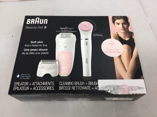 Braun Beauty Set, Missing Cord, Powers Up, E-Commerce Return - Lot 587
