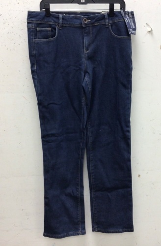 Natural Reflections Womens Fleece Lined Jeans, 8, Appears New - Lot 602