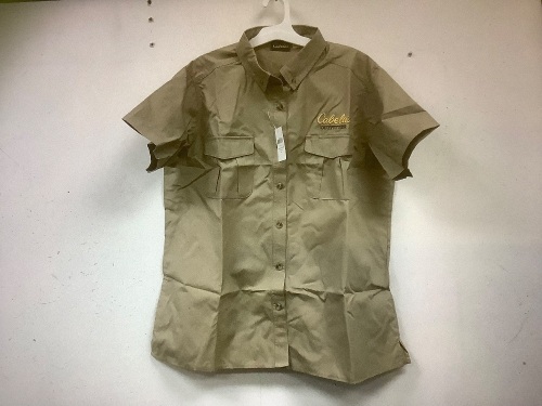 Womens Short Sleeve Button Down Shirt, XL, Appears New - Lot 628