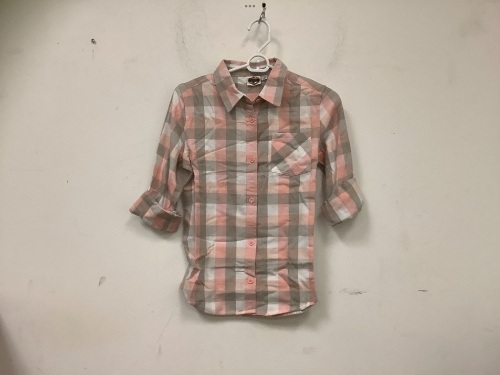 Outdoor Kids Girls Flannel Shirt, YL, Appears New - Lot 723