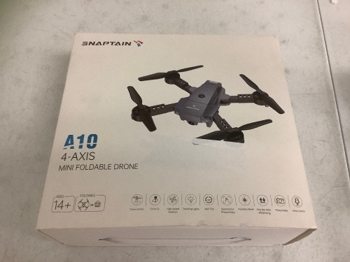Snaptain 4 Axis Mini Foldable Drone, Powers Up, Appears New - Lot 726