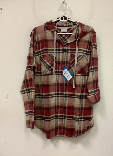 Columbia Womens Hooded Shirt, Size XL, Appears New - Lot 731