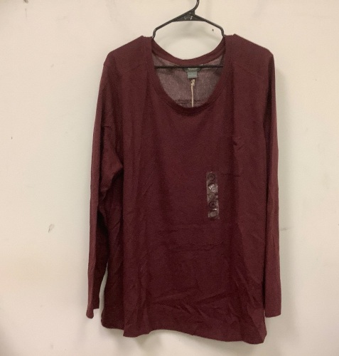 Natural Reflections Womens Long Sleeve, 2X, Appears New - Lot 767