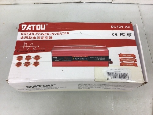 Solar Power Inverter, Untested, E-Commerce Return - Lot 777