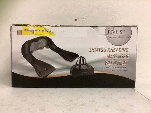 Neck and Back Massager with Heat, Appears New - Lot 779