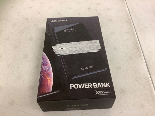 Cincred Power Bank, Appears New - Lot 783