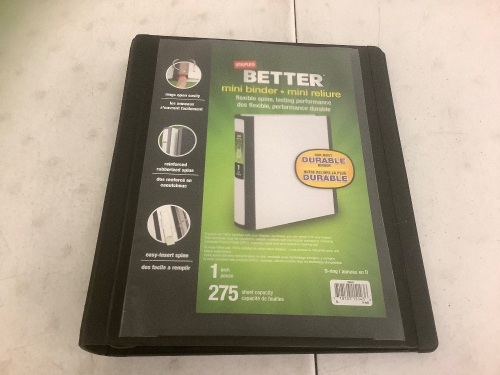 Lot of (8) Mini Binders, Appears New - Lot 849