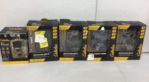 Lot of (5) Trail Cameras, Untested, E-Commerce Return - Lot 870