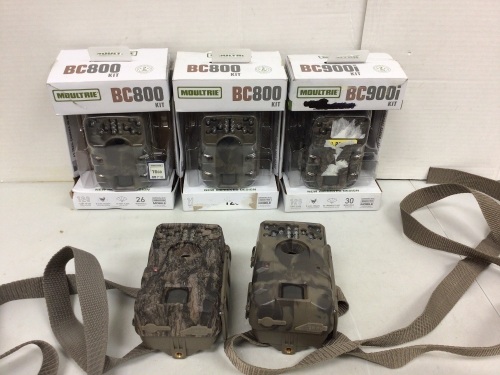 Lot of (5) Trail Cameras, Untested, E-Commerce Return - Lot 880
