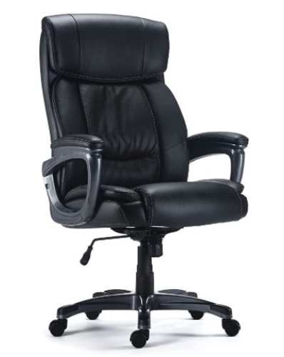 Staples Lockland Bonded Leather Office Chair, May Vary From Stock Photo, Appears New - Lot 988