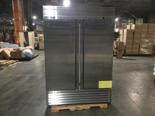 Kratos Refrigeration 69K-774 2 Door Reach-in Freezer, 46 Cu. Ft. - Clean Scratch and Dent Unit - Lot 12