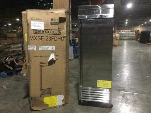 Maxx Cold MXSF-23FDHC Reach-In Freezer, Single Door, Bottom Mount - For Parts or Repair - Lot 33