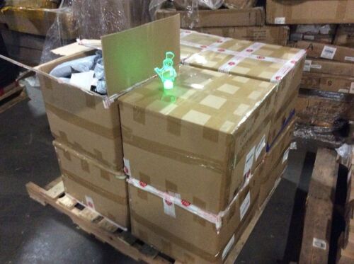 Lot of Approx (800) Small Multicolor LED Snowman Lights  - Lot 130