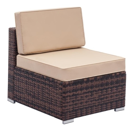 Brown Rattan Patio Chair  - Lot 144
