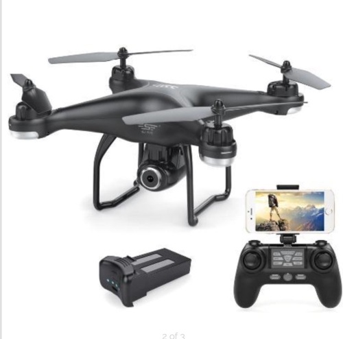 S-SERIES S20W Double GPS Dynamic Follow WIFI FPV With 1080P Wide Angle Camera RC Drone Quadcopter - Lot 191