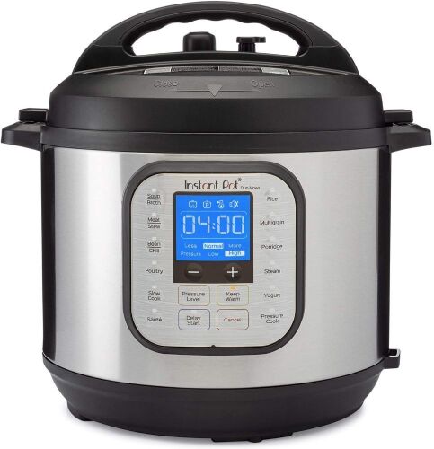 Instant Pot NOVA 6 Pressure Cooker, 6qt, Stainless Steel/Black - Lot 285