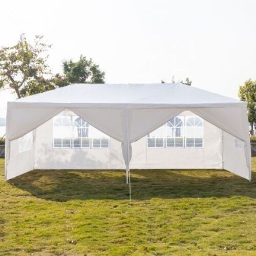 10' x 20' Canopy Outdoor Garden Gazebo Wedding Party Tent Pavilion  - Lot 297