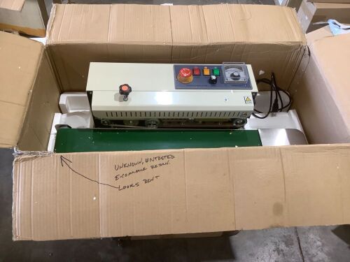 Continuous Sealer Machine  - Lot 309