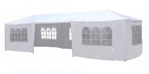 10' x 30' Party Wedding Outdoor Patio Tent w/ 7 Side Walls - Lot 323