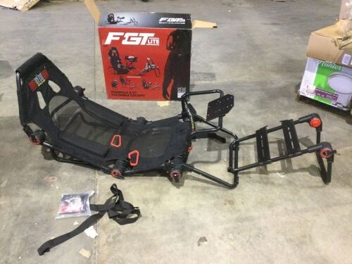 Next Level Racing NLR-S015 F-GT LITE Formula and GT Foldable Simulator Cockpit  - Lot 339