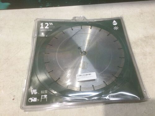 ALSKAR DIAMOND 12 inch Dry or Wet Cutting General Purpose Segmented High Speed Diamond Saw Blade - Lightly Used - Lot 344