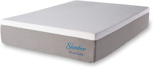 Slumber Solutions 14" Gel Memory Foam Medium Firm Mattress, Queen  - Lot 365