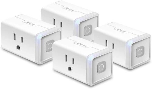 Kasa Smart Plug HS103P4, Smart Home Wi-Fi Outlet Works with Alexa, Echo, Google Home & IFTTT, No Hub Required, Remote Control, 15 Amp, UL Certified, 4-Pack - Lot 400