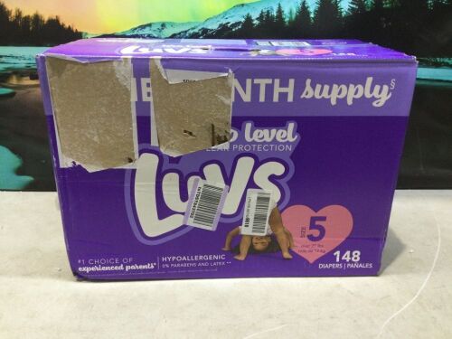 Luvs Pro Level Leak Protection Baby Diapers, Size 5, 148 ct  - Lot 409