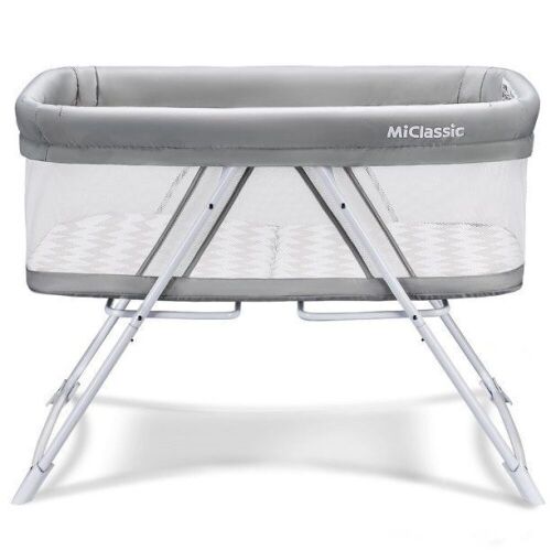 MiClassic All Mesh 2-in-1 Stationary & Rocking Bassinet  - Lot 419
