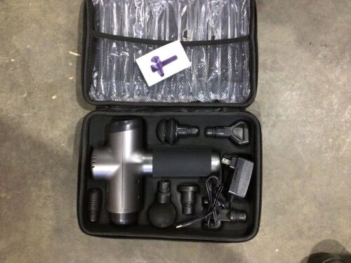 Fascial Massage Gun - Some Tips Have Wear - Lot 437