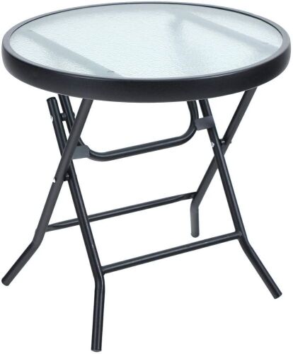 Sophia & William Patio Folding Side Round Table, 18"  - Lot 510