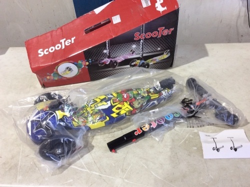 Kids Ninja Turtle Kick Scooter  - Lot 581