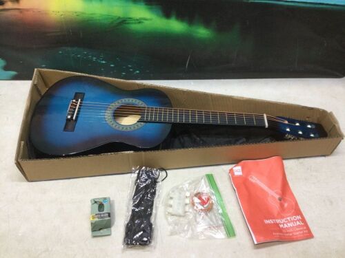 Kids Acoustic Guitar Beginner Starter Kit with Carrying Case - 30in - Lot 666