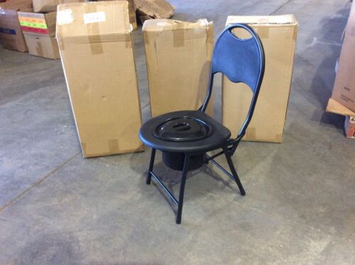 Lot of (3) Portable Folding Camping Toilet with Backrest  - Lot 816
