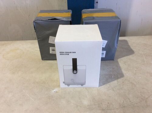 Lot of (3) Portable Mini Desk Cooling Fans  - Lot 836