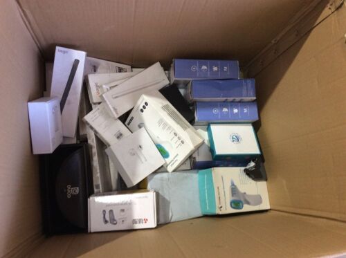 Box of Mostly New Small Electronics  - Lot 846