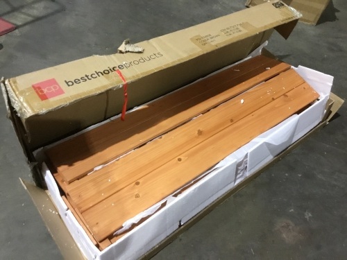 Kids Cedar Sandbox w/ Sand Screen, 2 Benches - 47x47in  - Lot 892