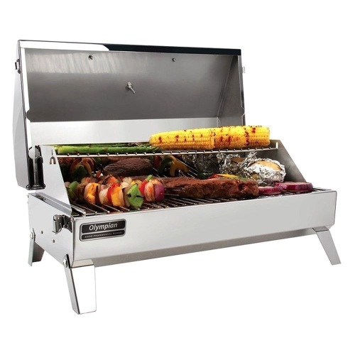 Camco 57245 - Olympian 6500 Portable Gas Grill with Low Pressure Valve. Appears New. $329 Retail Value! - Lot 68
