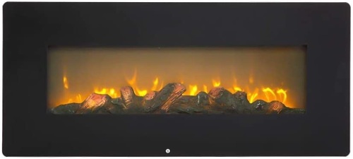 Zebery ZOKOP 42 Inch 1400W Wall Hanging/Fireplace Single Color/Fake Wood/Heating Wire/with Small Remote Control Black - Appears New - Lot 111