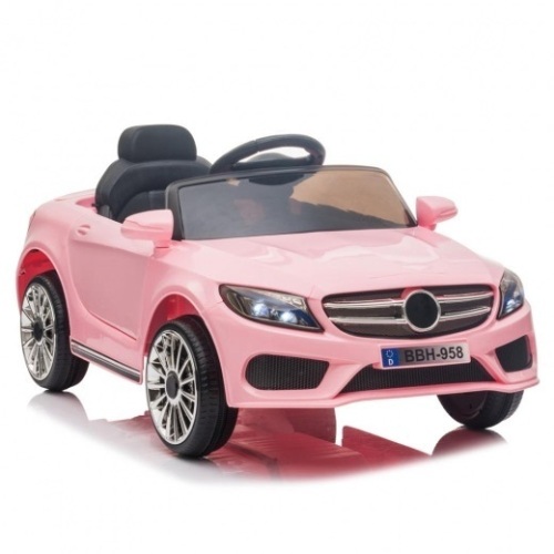 Zimtown 12 Volt Battery Power Ride on Car w/ Remote Control, LED Lights, Pink - Appears New  - Lot 124