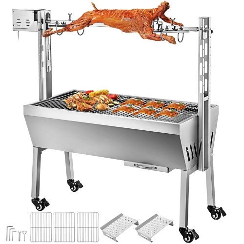 88Lbs/40KG BBQ Rotisserie Kit. Appears New - Lot 132