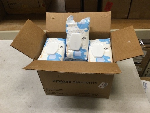 Case of (810) Baby Wipes. Includes 9 Packs of 90 - Lot 145