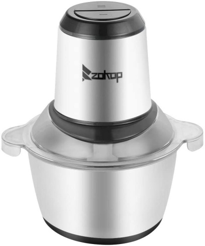 ZOKOP Household Electric Stainless Steel One-Button Meat Grinder/Mixer - Appears New - Lot 203